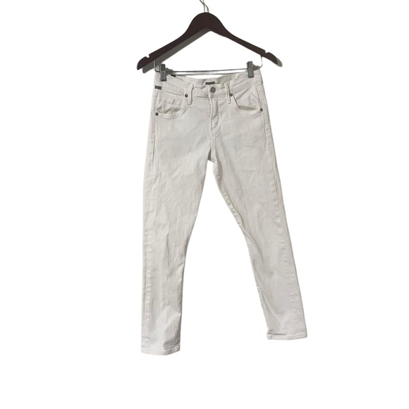 Citizens Of Humanity White Elsa Midrise Crop Jeans - Picture 9 of 12